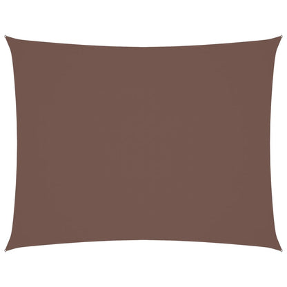 Sonnensegel Oxford-Gewebe Rechteckig 4X6 M Braun