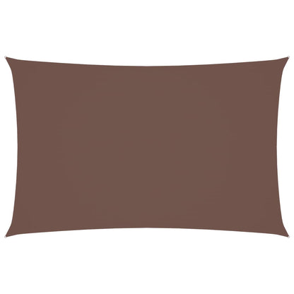 Sonnensegel Oxford-Gewebe Rechteckig 5X8 M Braun