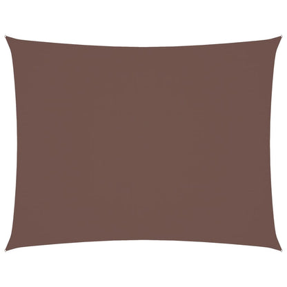 Sonnensegel Oxford-Gewebe Rechteckig 6X8 M Braun