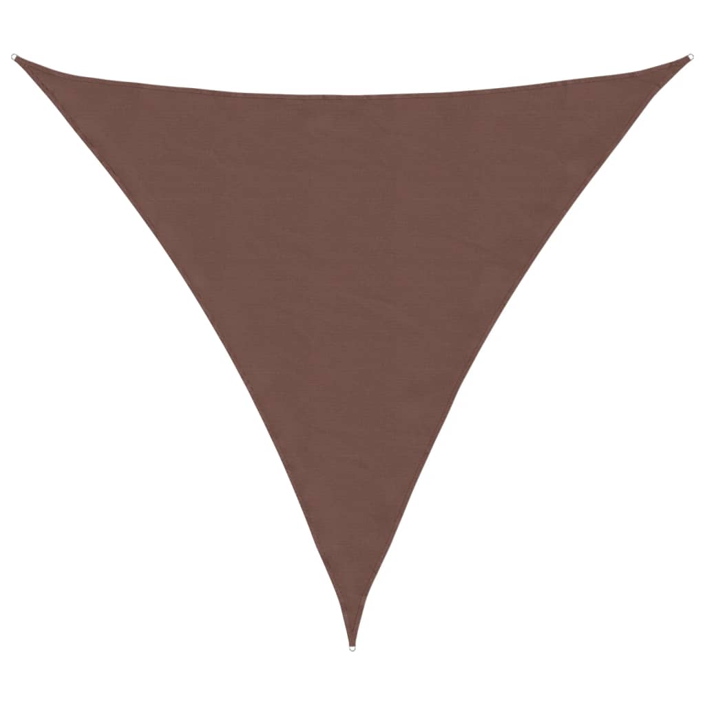 Sonnensegel Oxford-Gewebe Dreieckig 4X4X4 M Braun
