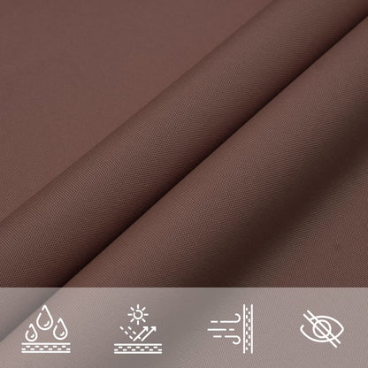 Sonnensegel Oxford-Gewebe Dreieckig 5X5X5 M Braun