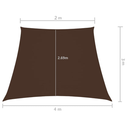 Sonnensegel Oxford-Gewebe Trapezförmig 2/4X3 M