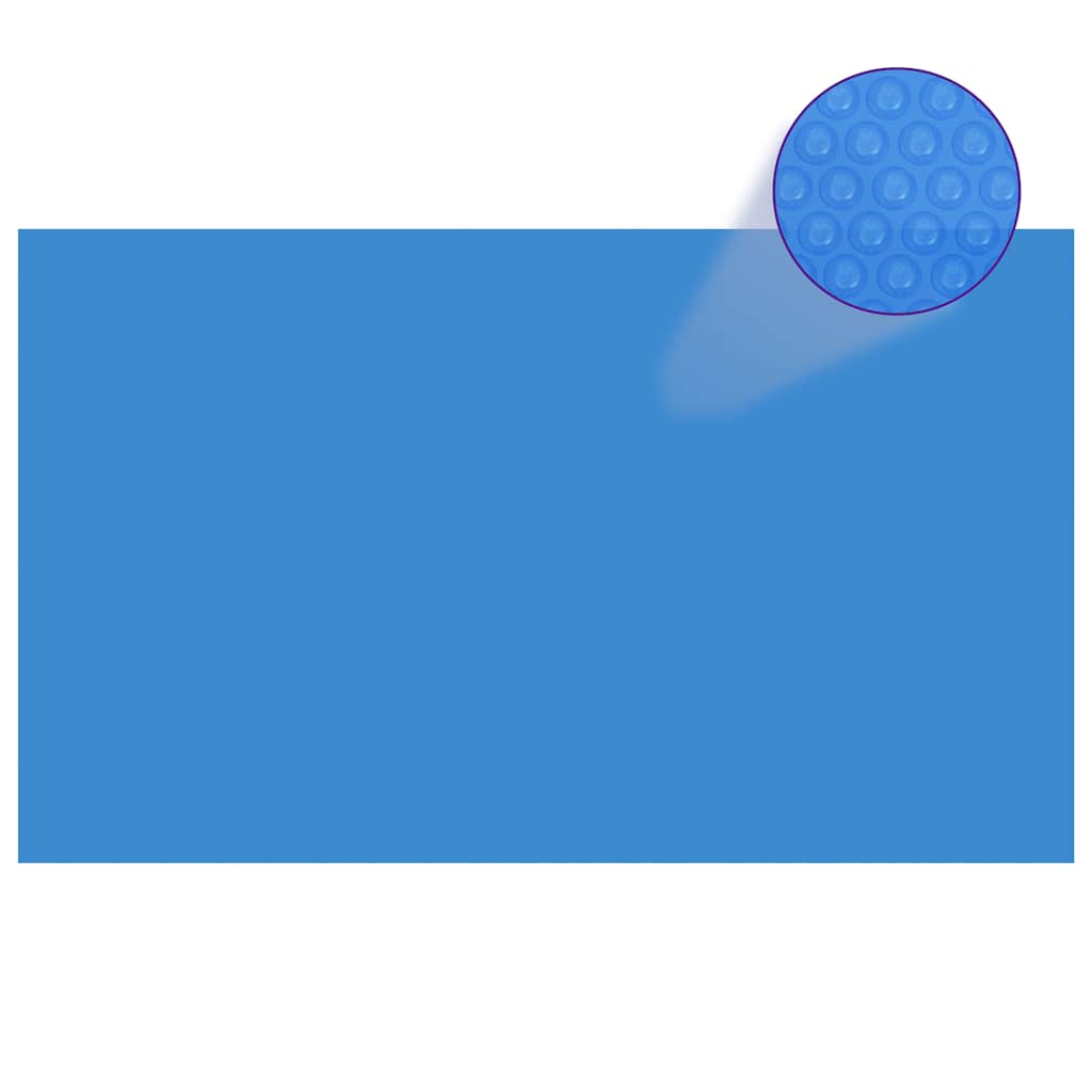 Rechteckige Poolabdeckung 500X300 Cm Pe Blau