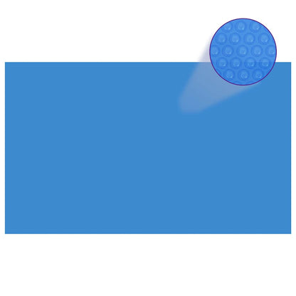 Rechteckige Poolabdeckung 500X300 Cm Pe Blau