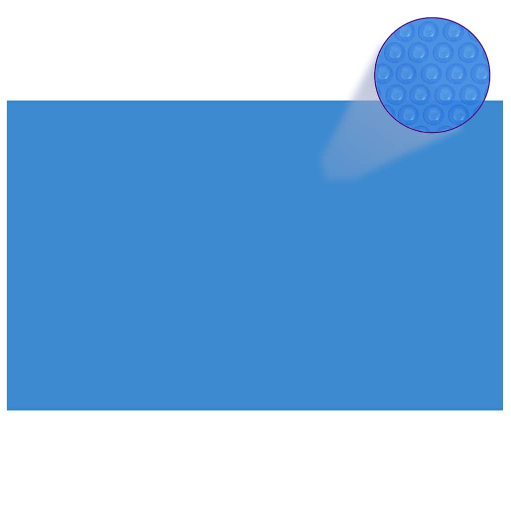 Rechteckige Poolabdeckung 800X500 Cm Pe Blau