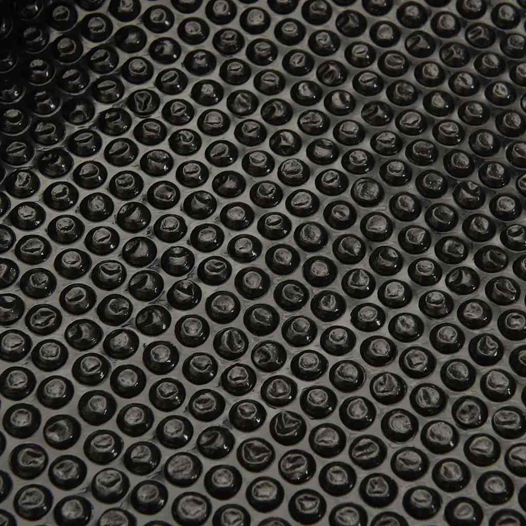 Rechteckige Poolabdeckung 1200X600 Cm Pe Schwarz