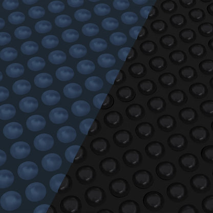 Treibende Pool-Solarplane Pe 800X500 Cm Schwarz Und Blau
