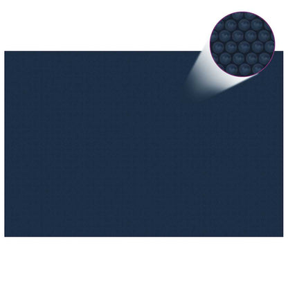 Treibende Pool-Solarplane Pe 300X200 Cm Schwarz Und Blau