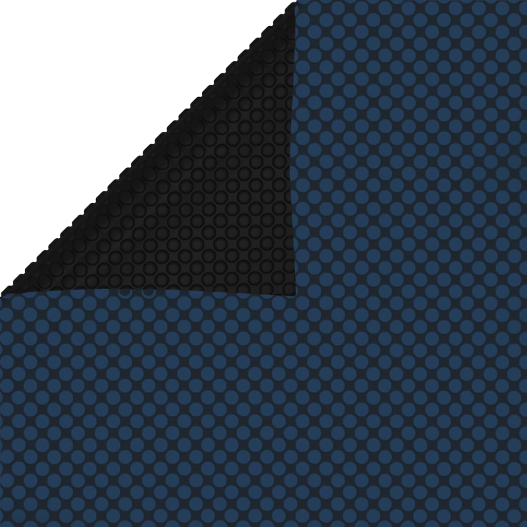 Treibende Pool-Solarplane Pe 600X300 Cm Schwarz Und Blau