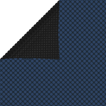 Treibende Pool-Solarplane Pe 600X400 Cm Schwarz Und Blau