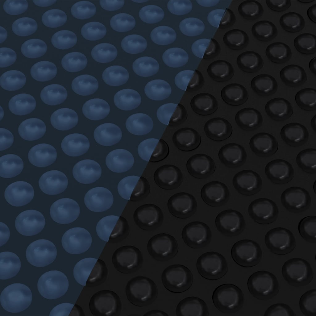 Treibende Pool-Solarplane Pe 1200X600 Cm Schwarz Und Blau