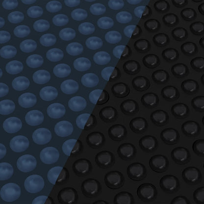 Treibende Pool-Solarplane Pe 1200X600 Cm Schwarz Und Blau