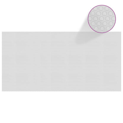 Treibende Pool-Solarplane Pe 549X274 Cm Grau