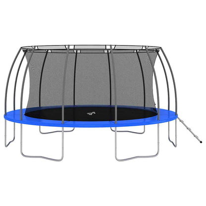 Trampolin-Set Rund 488X90 Cm 150 Kg