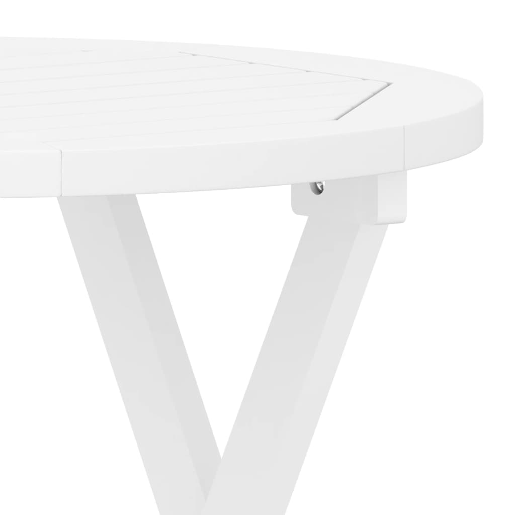 Gartentisch Klappbar Ø 46 Cm Massivholz Akazie