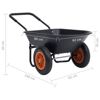 Schubkarre Und Orange 78 L 100 Kg