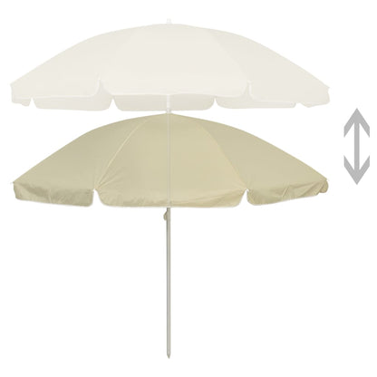 Strandschirm Sandgelb 240 Cm
