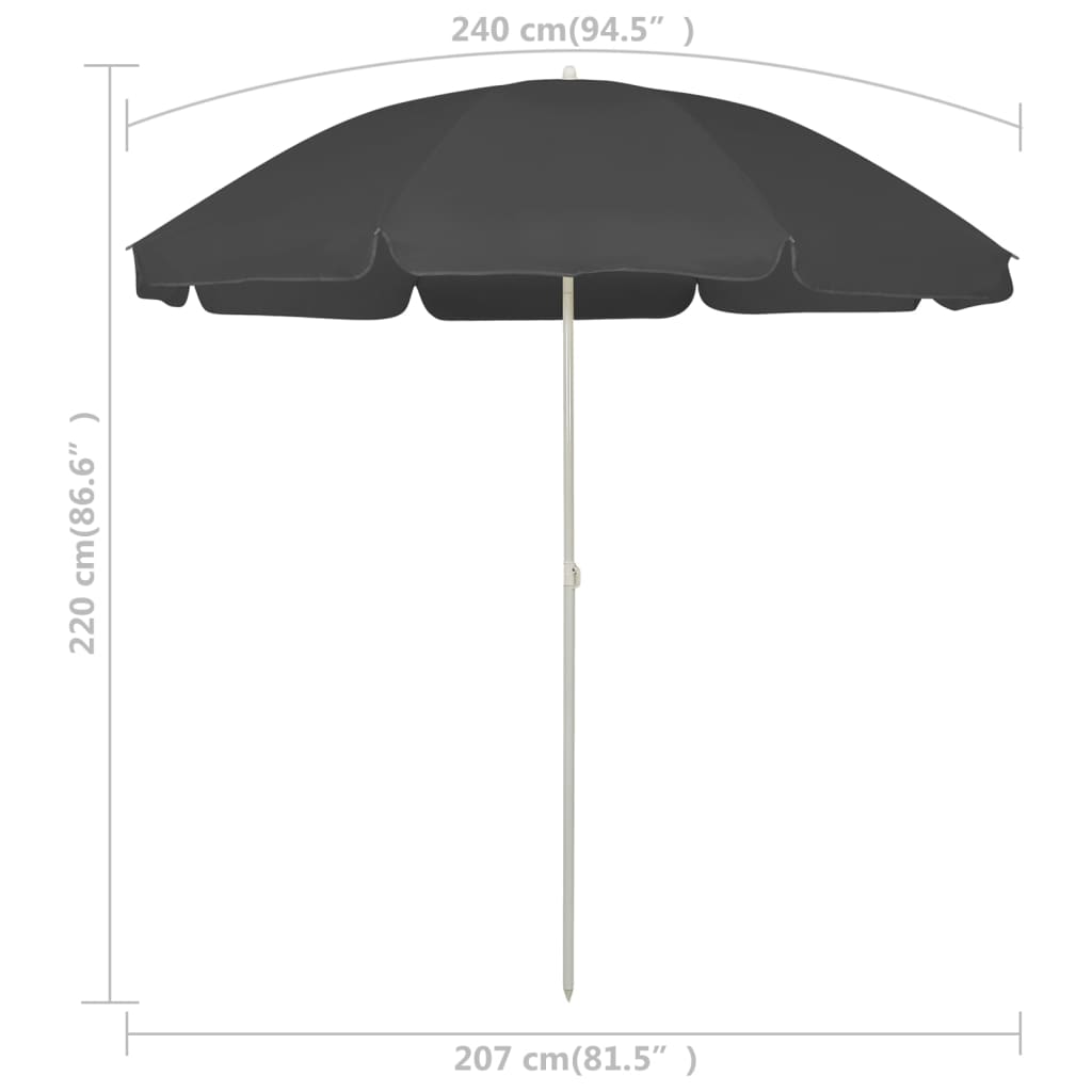 Strandschirm 240 Cm