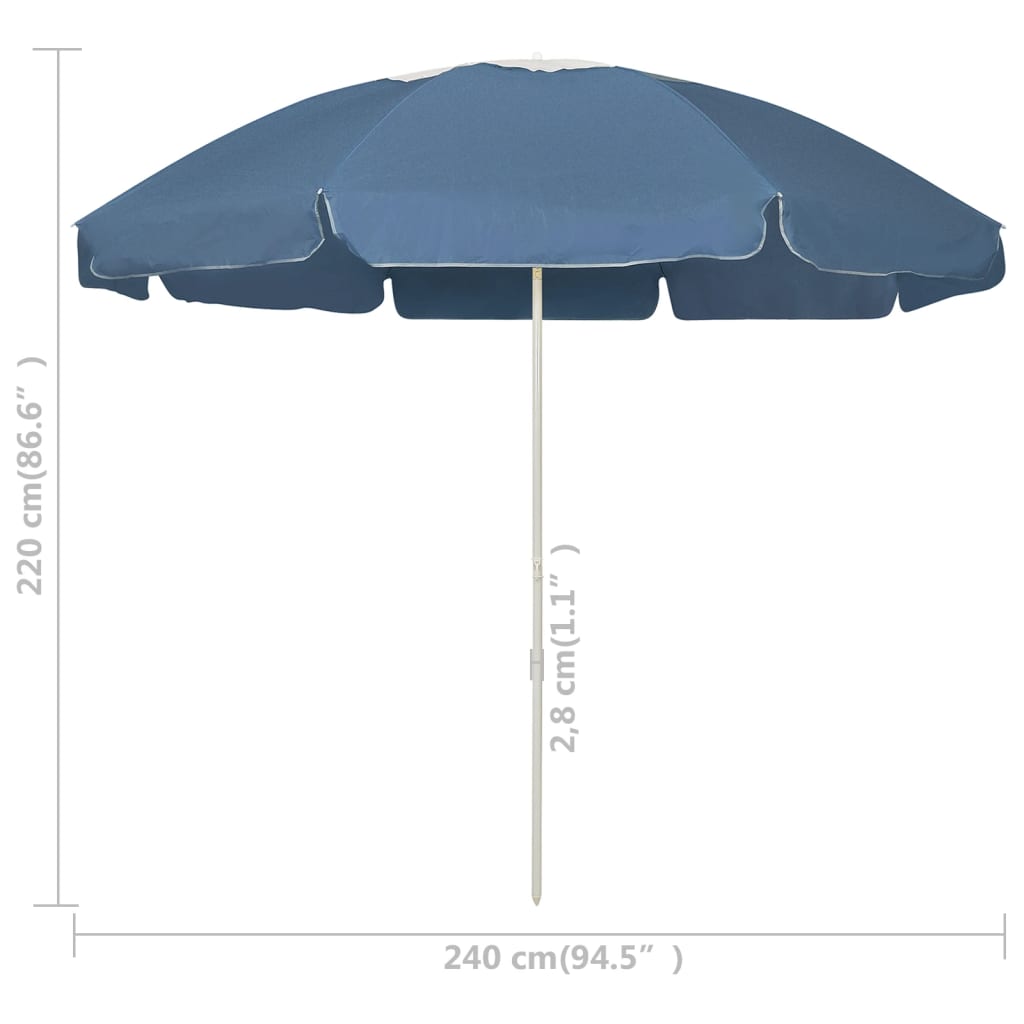 Strandschirm 240 Cm