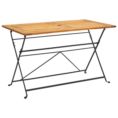 Klappbarer Gartentisch Massivholz Akazie