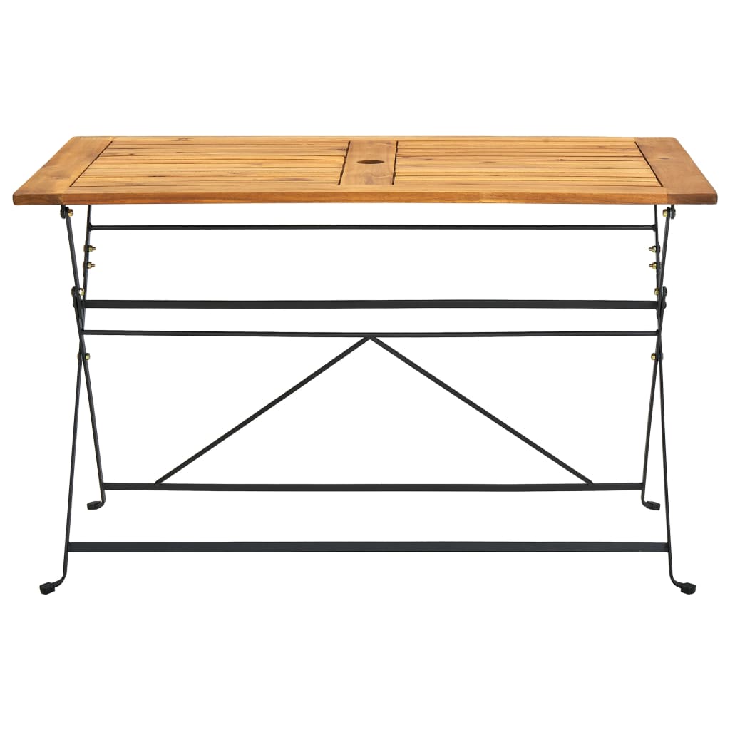 Klappbarer Gartentisch Massivholz Akazie