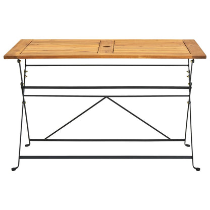 Klappbarer Gartentisch Massivholz Akazie