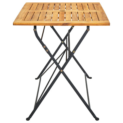 Klappbarer Gartentisch Massivholz Akazie