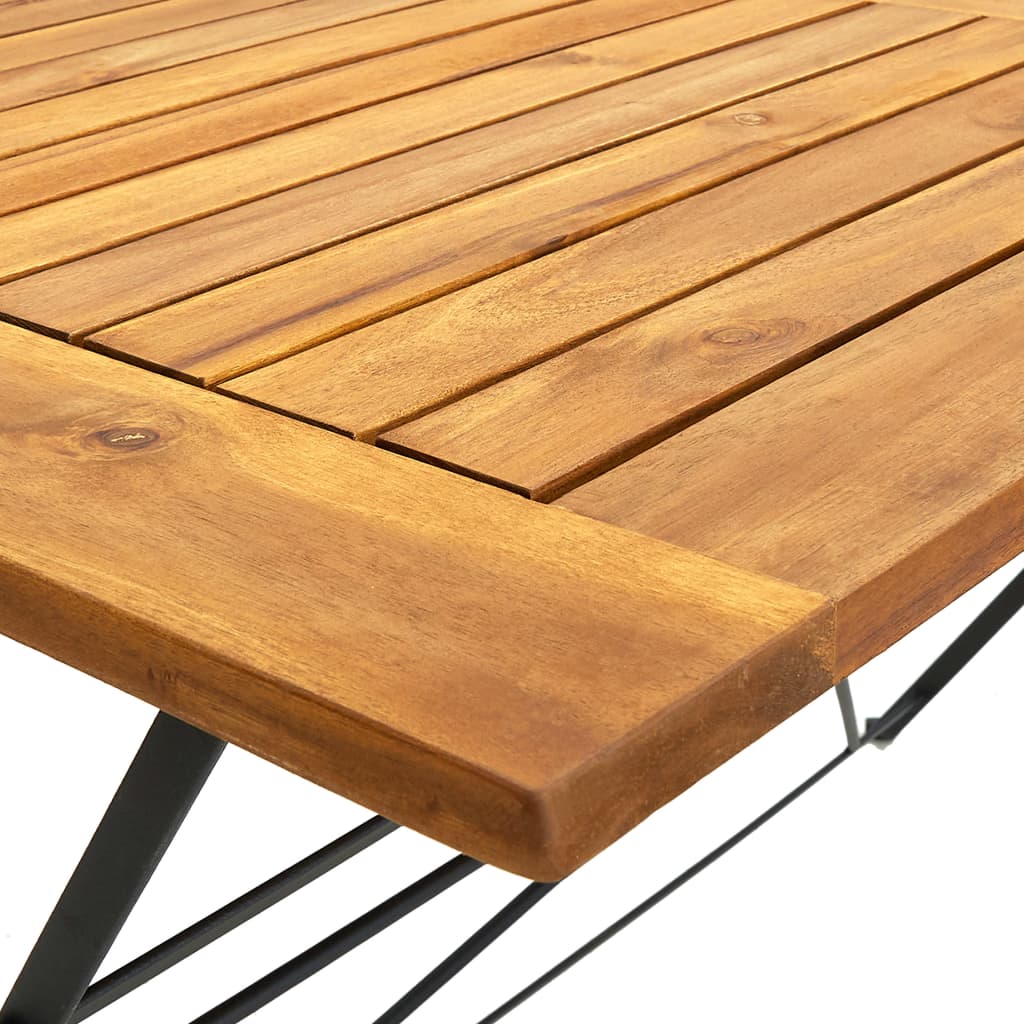 Klappbarer Gartentisch Massivholz Akazie