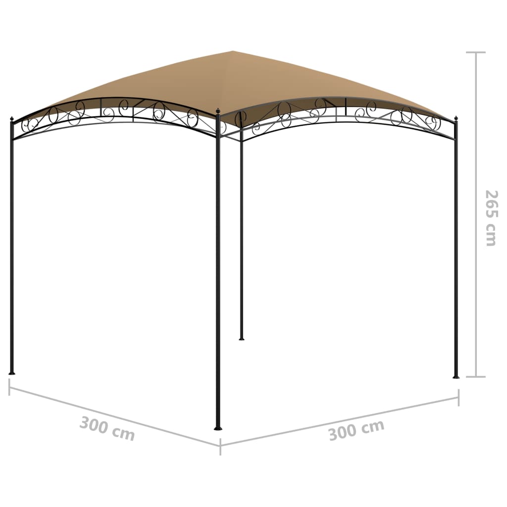 Pavillon 3X3X2,65 M 180 G/M²