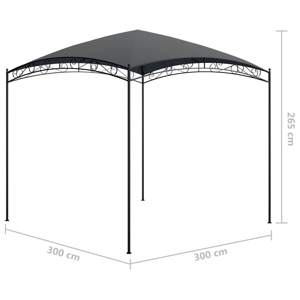 Pavillon 3X3X2,65 M 180 G/M²