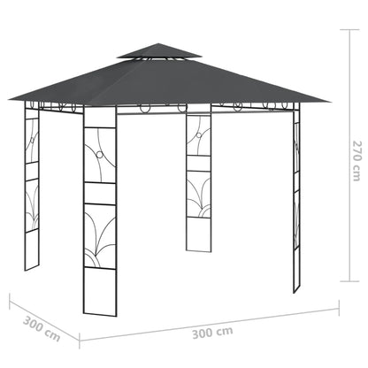 Pavillon 3X3X2,7 M 160 G/M²