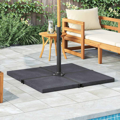 Sonnenschirm-Gewichtsplatte Granit 25 Kg Quadratisch