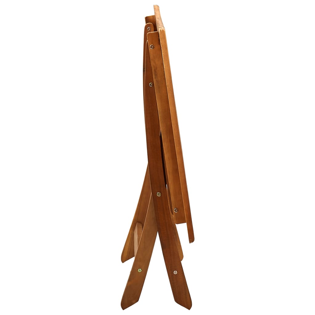 Klappbarer Gartentisch 120X70X75 Cm Massivholz Akazie