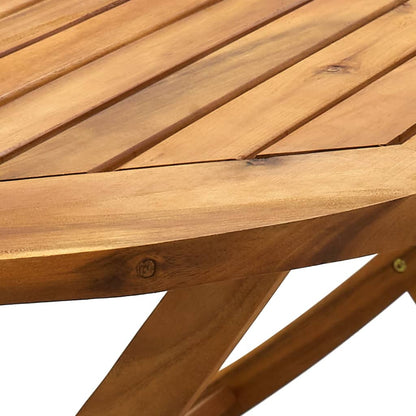 Klappbarer Gartentisch Massivholz Akazie