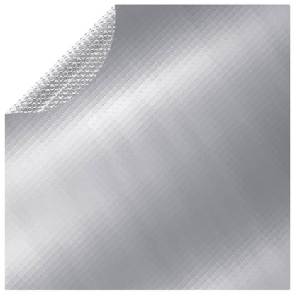 Poolabdeckung Silbern 381 Cm Pe