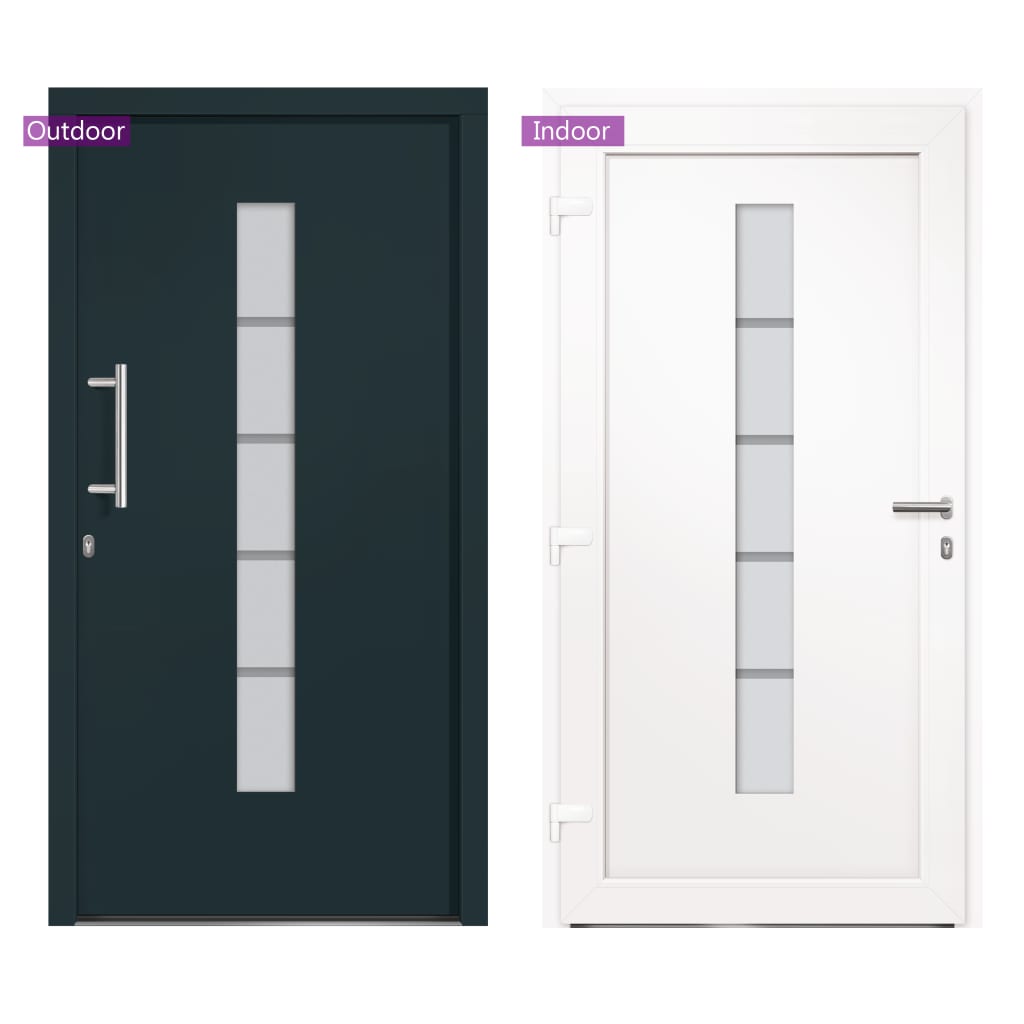 Haustür Aluminium Und Pvc 110X210 Cm