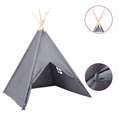 Kinder Tipi-Zelt Mit Tasche Pfirsichhaut 120X120X150 Cm