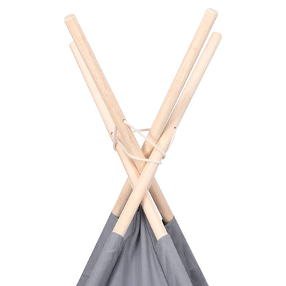 Kinder Tipi-Zelt Mit Tasche Pfirsichhaut 120X120X150 Cm