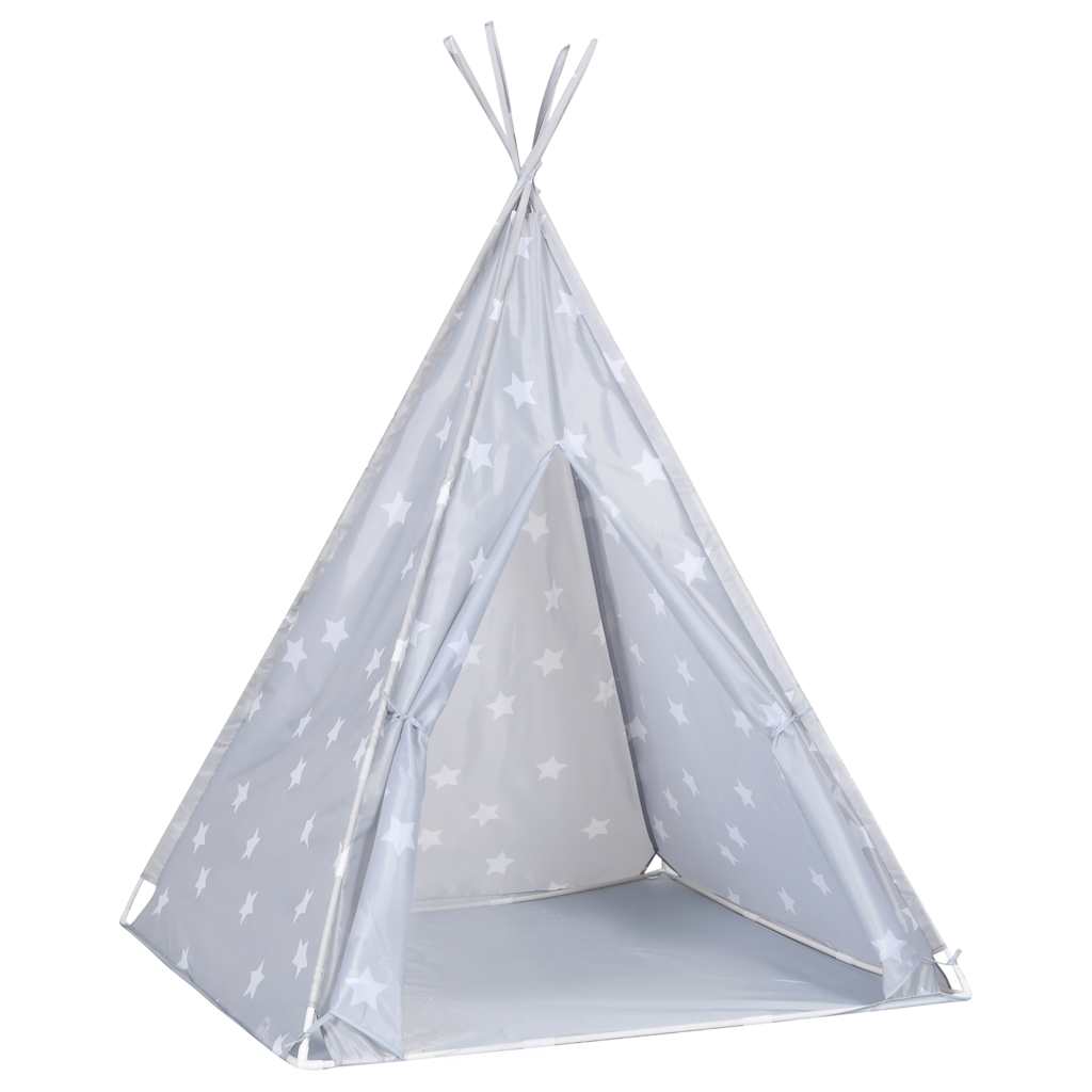 Kinder Tipi-Zelt Mit Tasche Polyester 115X115X160 Cm