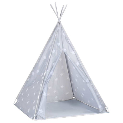Kinder Tipi-Zelt Mit Tasche Polyester 115X115X160 Cm