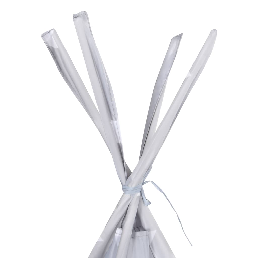 Kinder Tipi-Zelt Mit Tasche Polyester 115X115X160 Cm