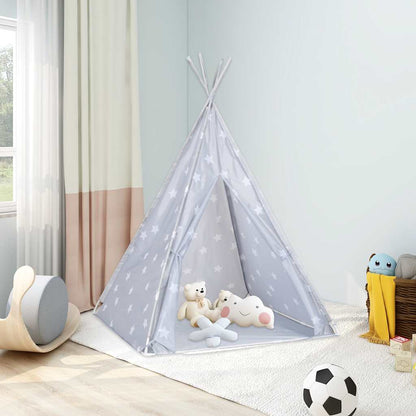 Kinder Tipi-Zelt Mit Tasche Polyester 115X115X160 Cm