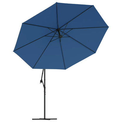 Ampelschirm Mit Led-Beleuchtung Stahl-Mast 350 Cm