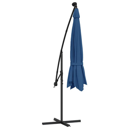 Ampelschirm Mit Led-Beleuchtung Stahl-Mast 350 Cm