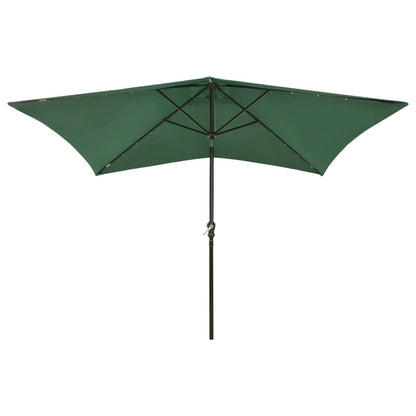Sonnenschirm Mit Leds Und Stahl-Mast 2X3 M