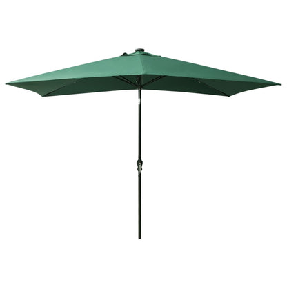 Sonnenschirm Mit Leds Und Stahl-Mast 2X3 M