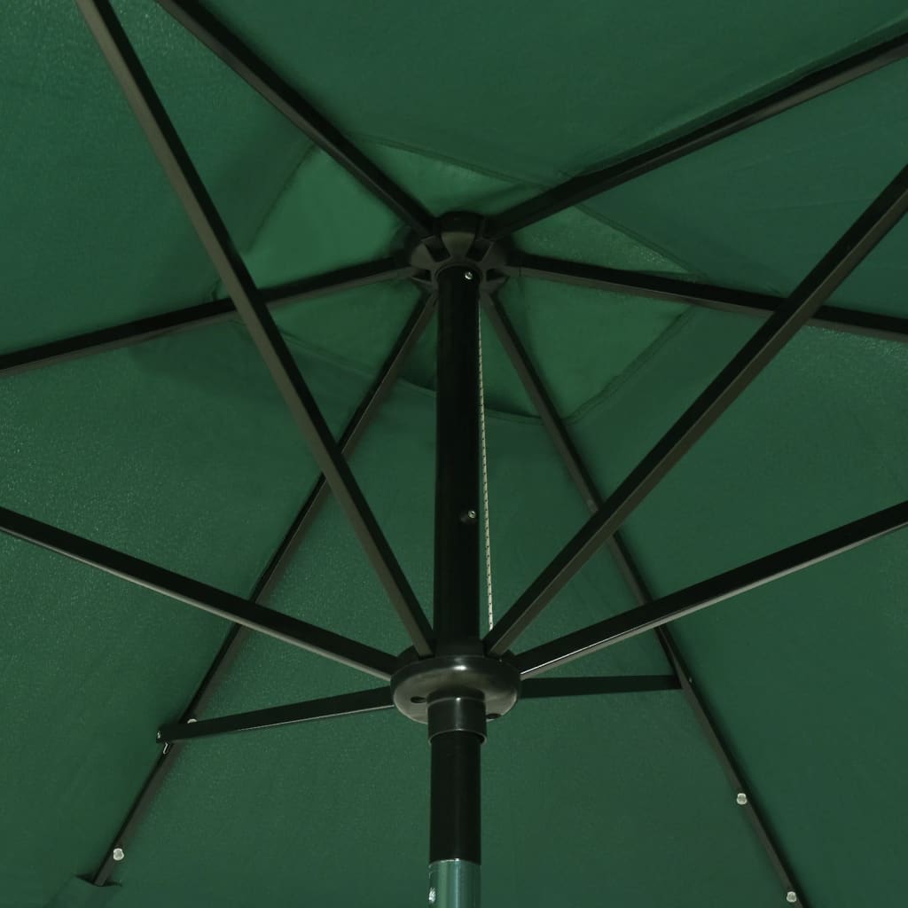 Sonnenschirm Mit Leds Und Stahl-Mast 2X3 M