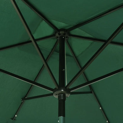 Sonnenschirm Mit Leds Und Stahl-Mast 2X3 M