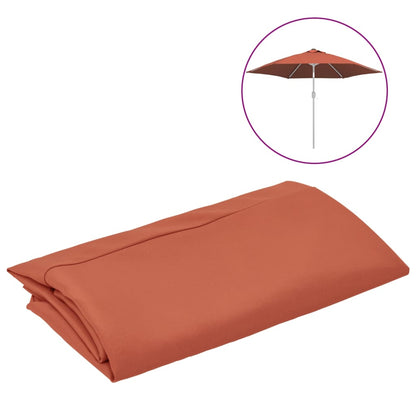 Ersatzbezug Für Sonnenschirm Terracotta-Rot 300 Cm