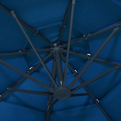 Sonnenschirm Mit Aluminium-Mast 4-Lagig 3X3 M